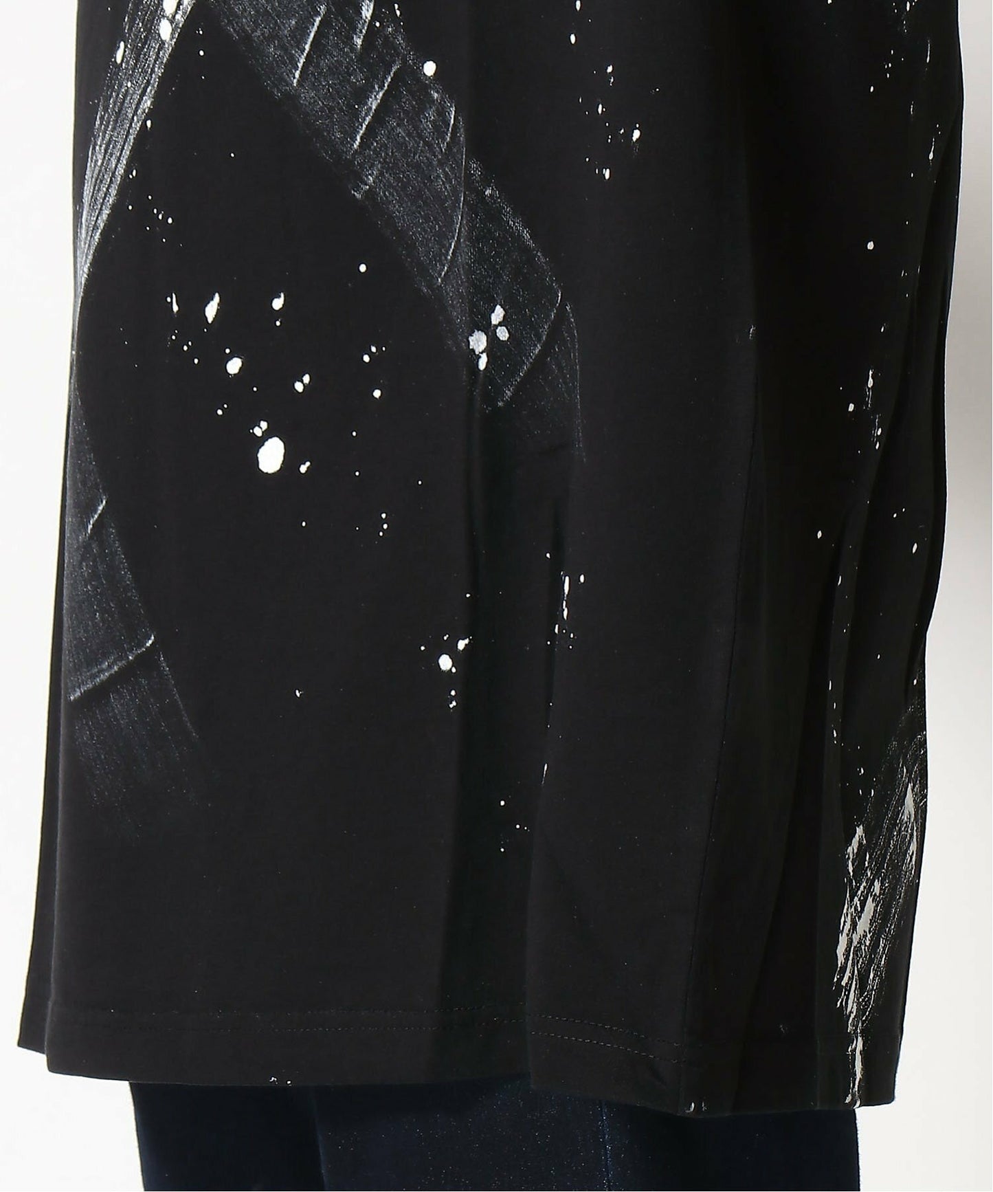 BRUSH PAINTED EAGLE TEE BLACK 【B221N0104302】