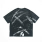 BRUSH PAINTED EAGLE TEE BLACK 【B221N0104302】
