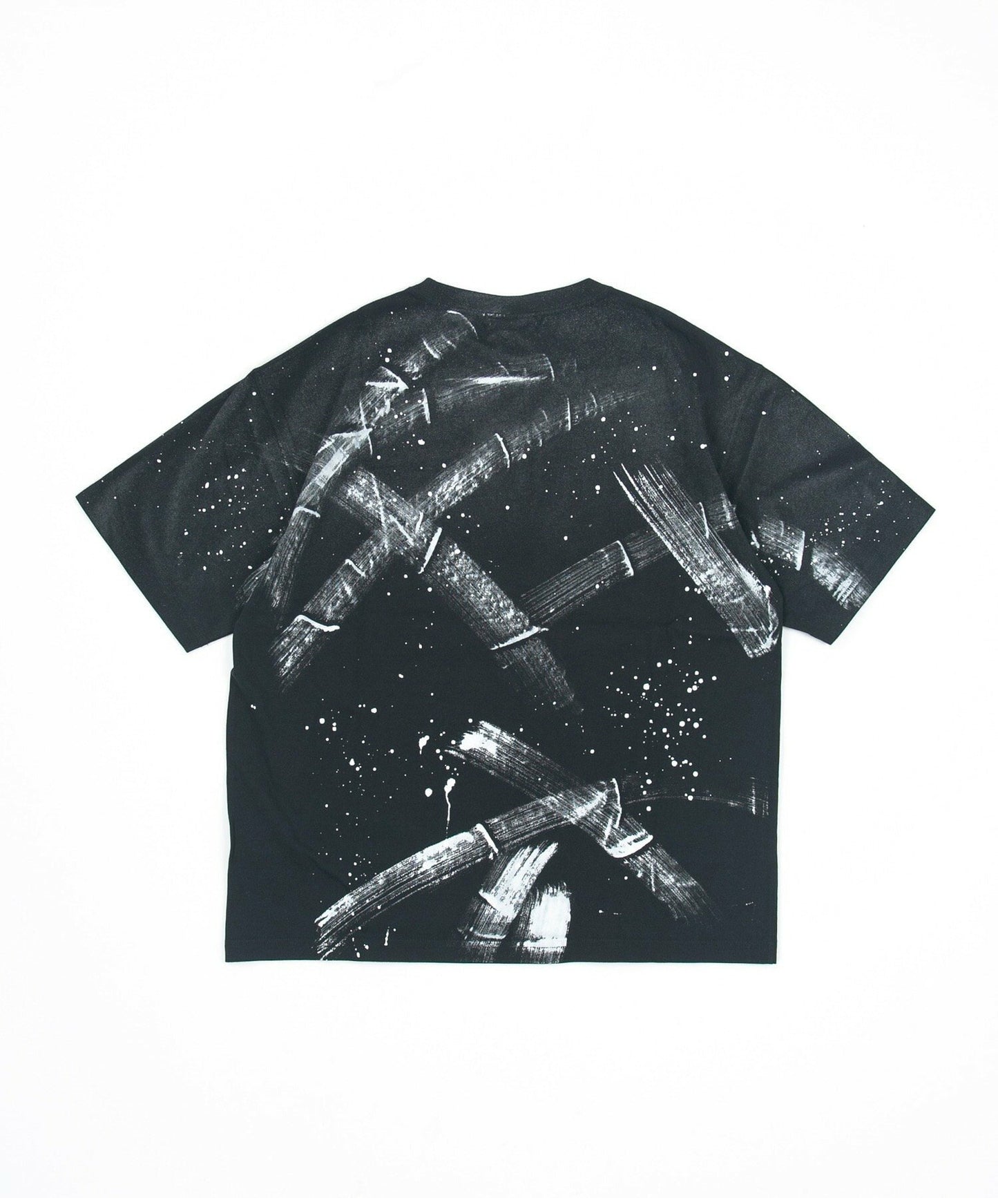 BRUSH PAINTED EAGLE TEE BLACK 【B221N0104302】