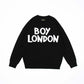 LOGO KNIT PULLOVER BLACK【B223N6000802】