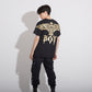 SLASH EAGLE TEE BLACK【B223N0100102】