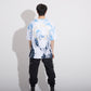 TIE DYE 3D PRINT TEE WHITE【B223N0101801】