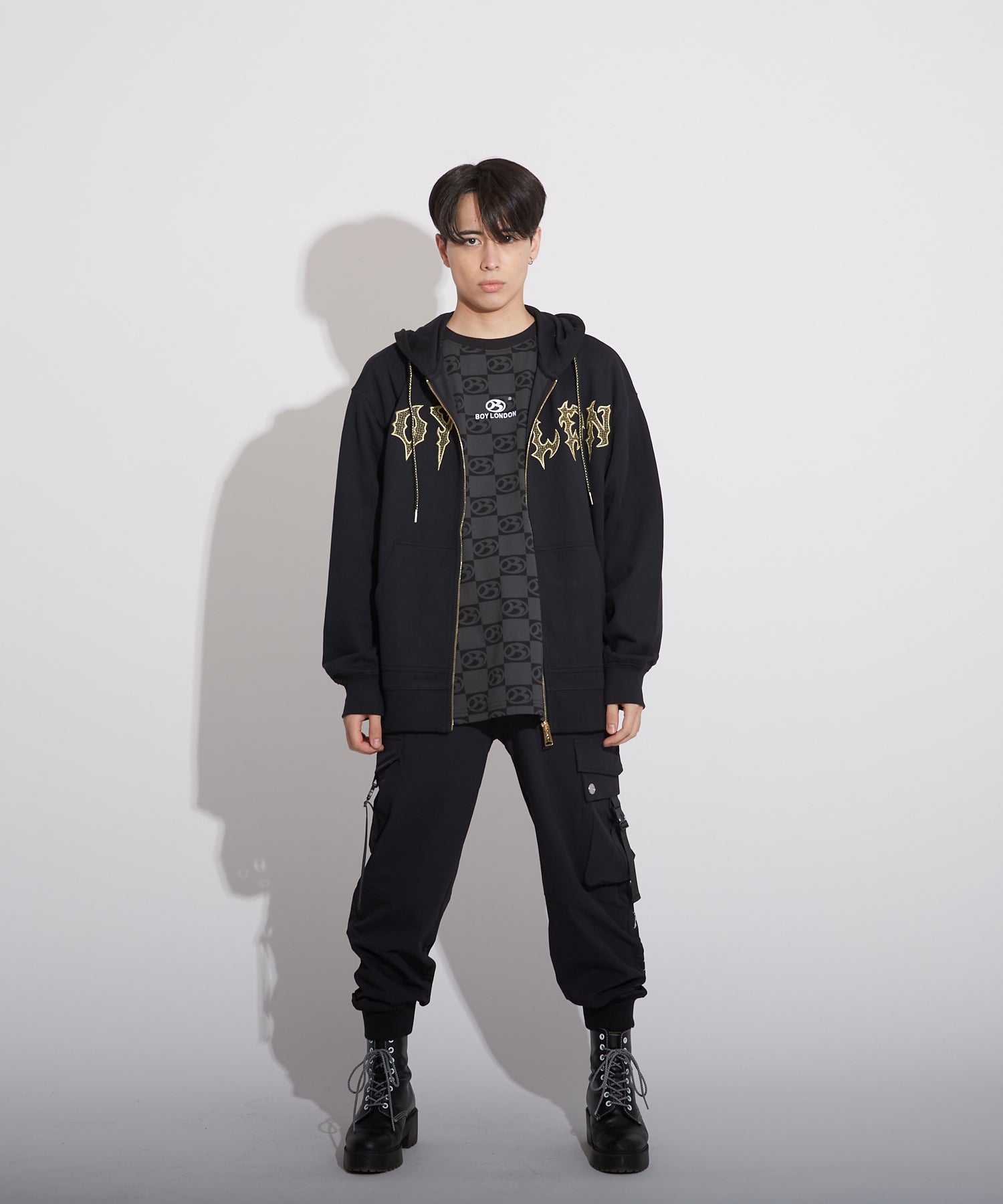 BOY LONDON】SHINING EAGLE ZIP PARKA-