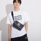 CHAIN DESIGN SHOULDER BAG BLACK【B223N8500302】
