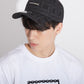 BOY LOGO PATTERNED CAP BLACK【B223N9000402】