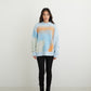 SHAGGY KNIT PULLOVER BLUE【B224N6000406】