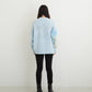 SHAGGY KNIT PULLOVER BLUE【B224N6000406】
