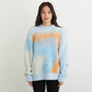 SHAGGY KNIT PULLOVER BLUE【B224N6000406】