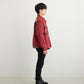 PIGMENT DYE DENIM JACKET RED【B224N5000304】