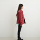 PIGMENT DYE DENIM JACKET RED【B224N5000304】