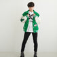 OVERSIZE STADIUM JACKET GREEN【B223N2900205】