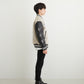 SHAGGY CHECK COACH JACKET BLACK【B224N2300702】
