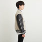EMBROIDERY PATCH STADIUM JACKET GREY【B224M2970308】