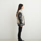 SHAGGY CHECK COACH JACKET BLACK【B224N2300702】