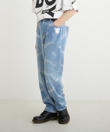VINTAGE BOY DENIM PANTS BLUE【B224M5500206】