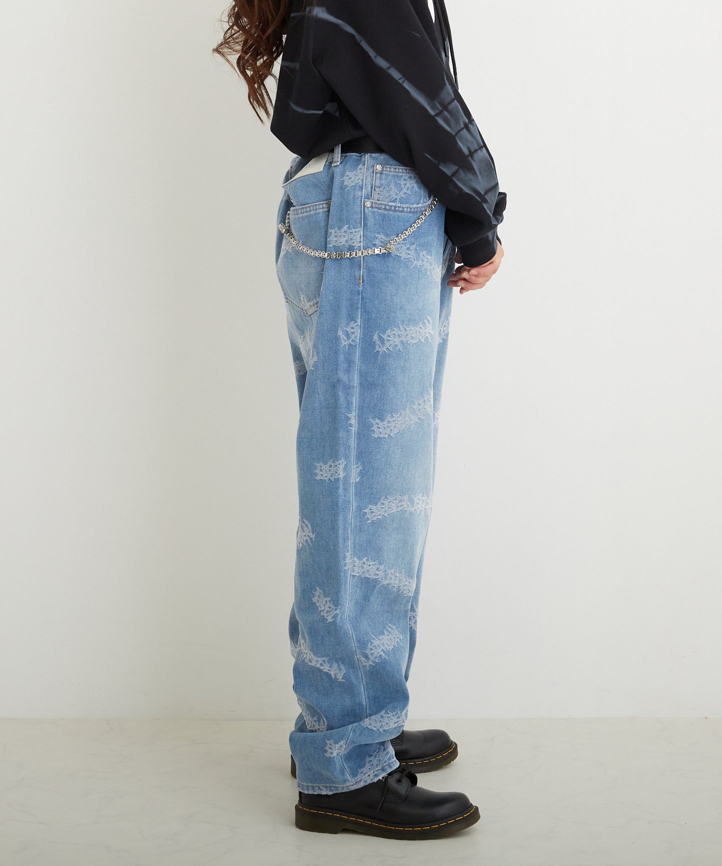 VINTAGE BOY DENIM PANTS BLUE【B224M5500206】