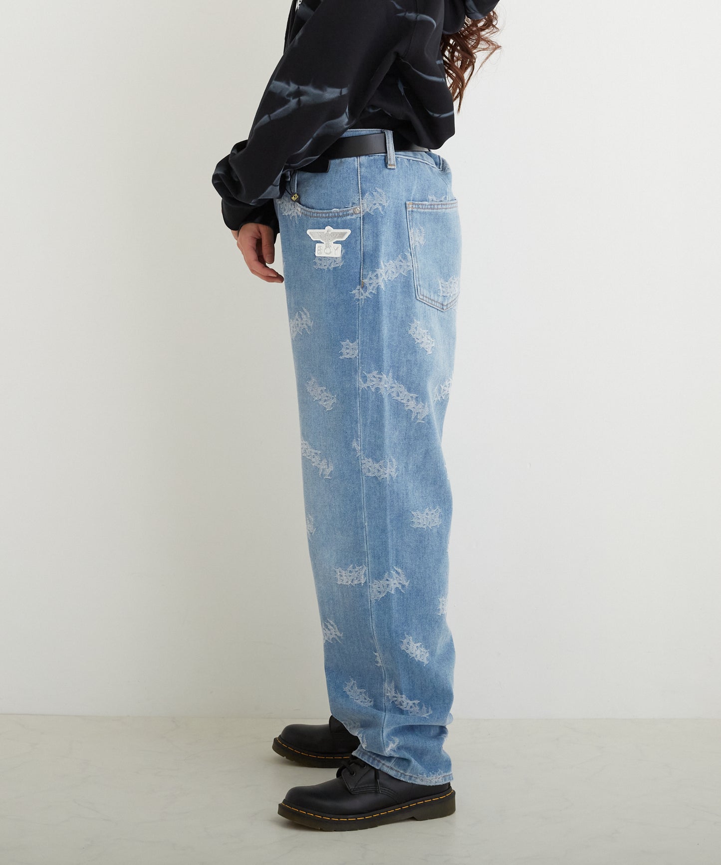 VINTAGE BOY DENIM PANTS BLUE【B224M5500206】