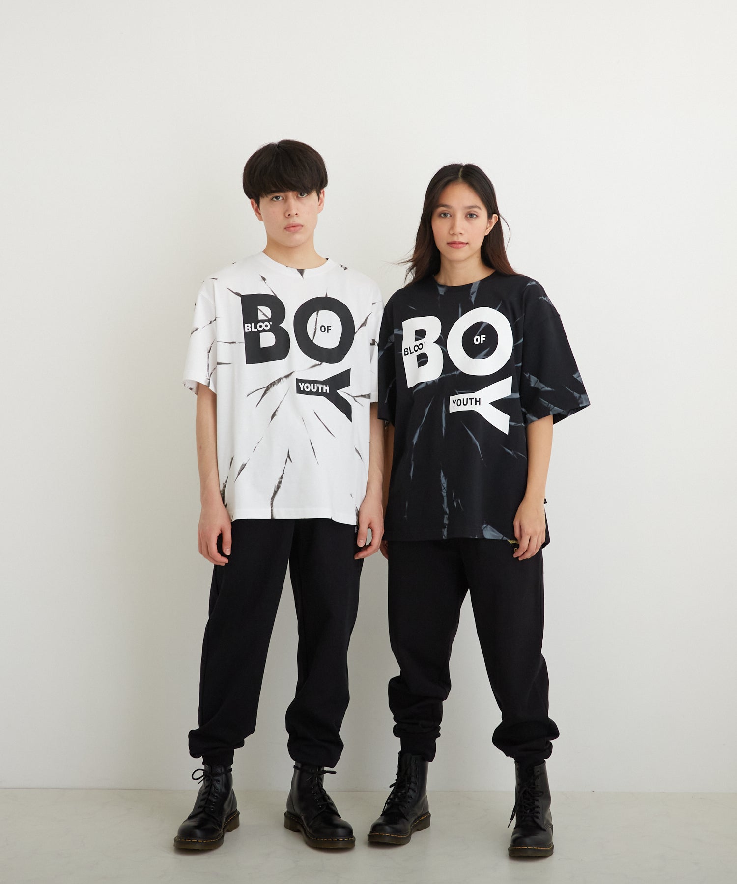 TIE-DYE BOY TEE BLACK【B223M0170102】 – BOY LONDON