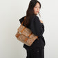 JACQUARD MINI MESSENGER BAG BROWN【B224N8500908】
