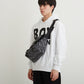 JACQUARD MINI MESSENGER BAG BLACK【B224N8500902】