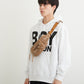 JACQUARD WAIST BAG BROWN【B224N8501208】