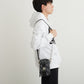 JACQUARD POCKET SHOULDER BAG BLACK【B224N8500802】
