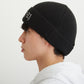 BOY RHINESTONE KNIT CAP BLACK【B224N9000512】