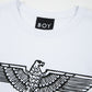 EAGLE BOY LOGO TEE WHITE×BLACK【AFJ-T230101】