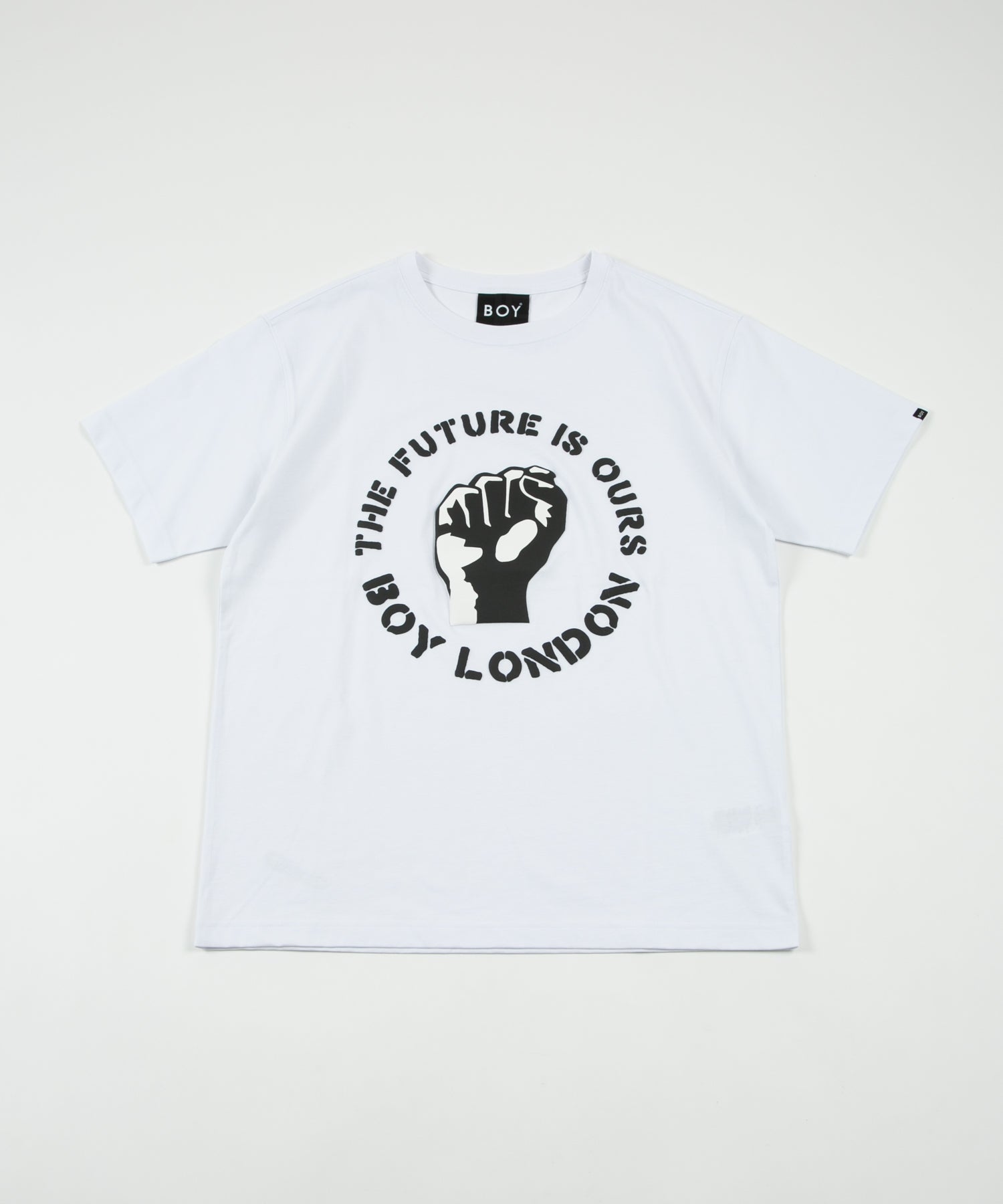 「THE FUTURE IS OURS」 TEE WHITE【AFJ-T230301】