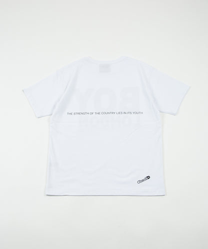 BOY LONDON LOGO TEE WHITE×BLACK【AFJ-T230201】