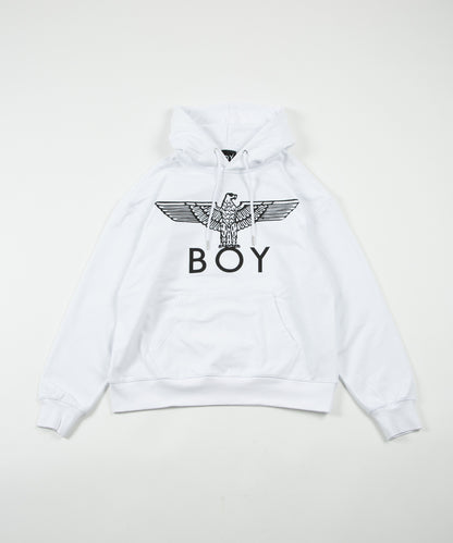 EAGLE BOY LOGO PARKA WHITE×BLACK【AFJ-2100-PKW01】