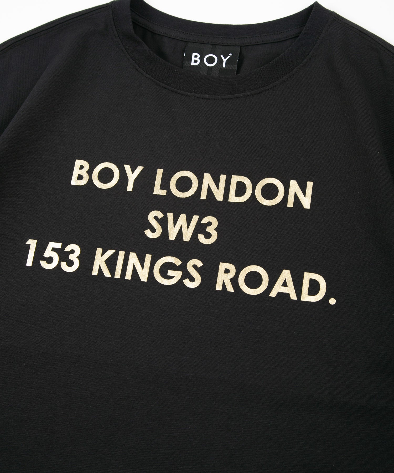 153 KING'S ROAD TEE BLACK【AFJ-T230402】 – BOY LONDON