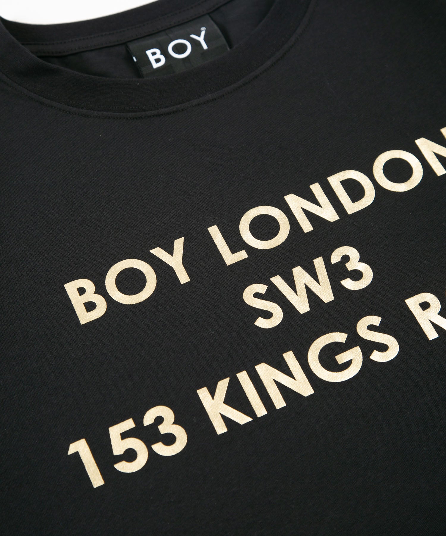153 KING'S ROAD TEE BLACK【AFJ-T230402】 – BOY LONDON