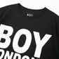 BOY LONDON LOGO TEE BLACK×WHITE【AFJ-T230202】
