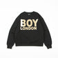 BOY LONDON LOGO SWEAT BLACK×GOLD【AFJ-2102-SWB02】
