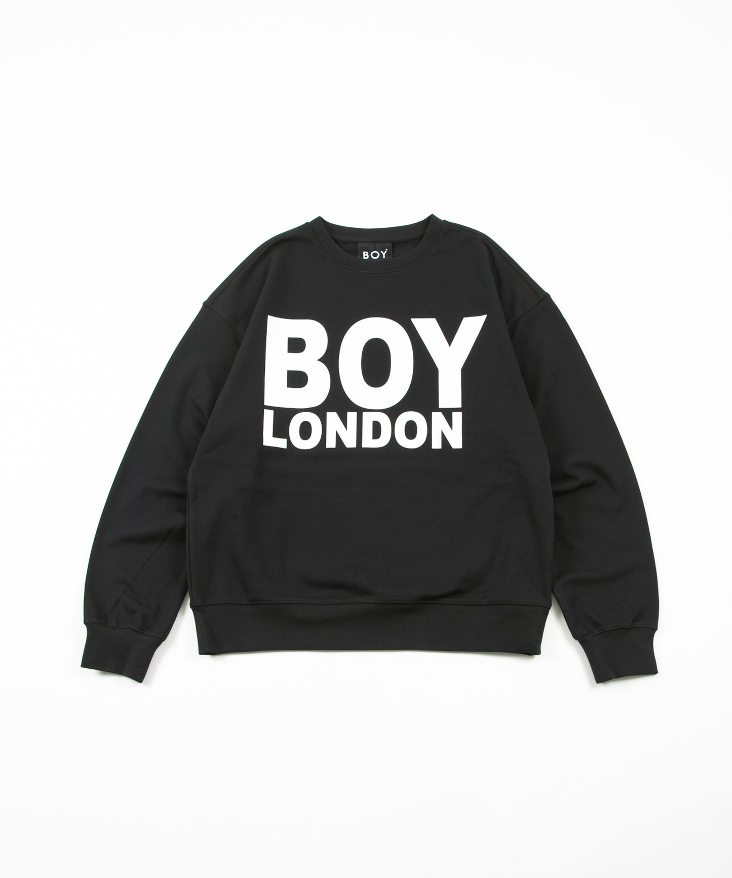 BOY LONDON LOGO SWEAT BLACK×WHITE【AFJ-2102-SWB01】