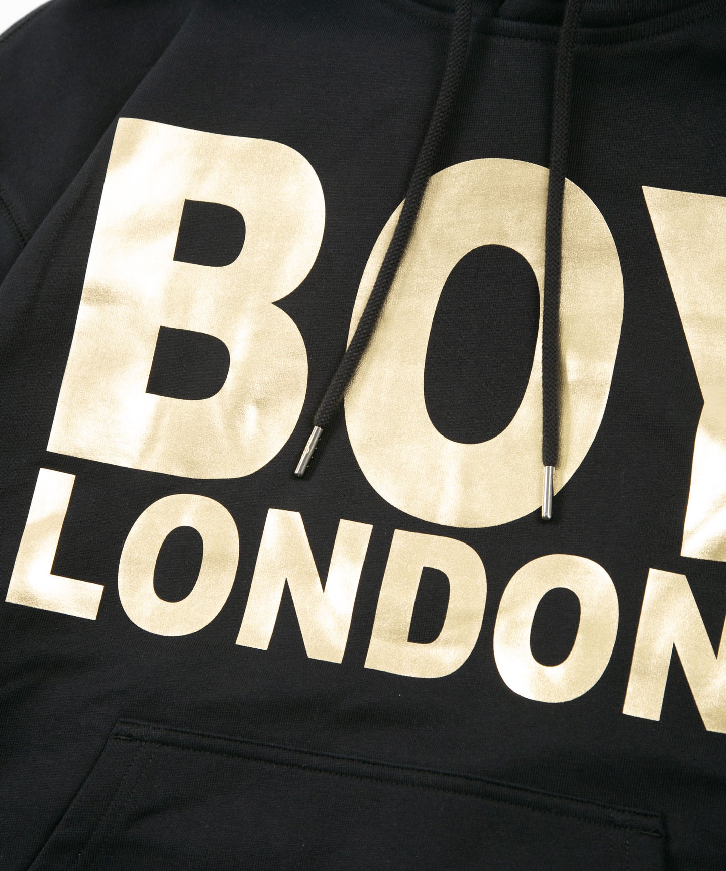 BOY LONDON LOGO PARKA BLACK×GOLD【AFJ-2102-PKB02】