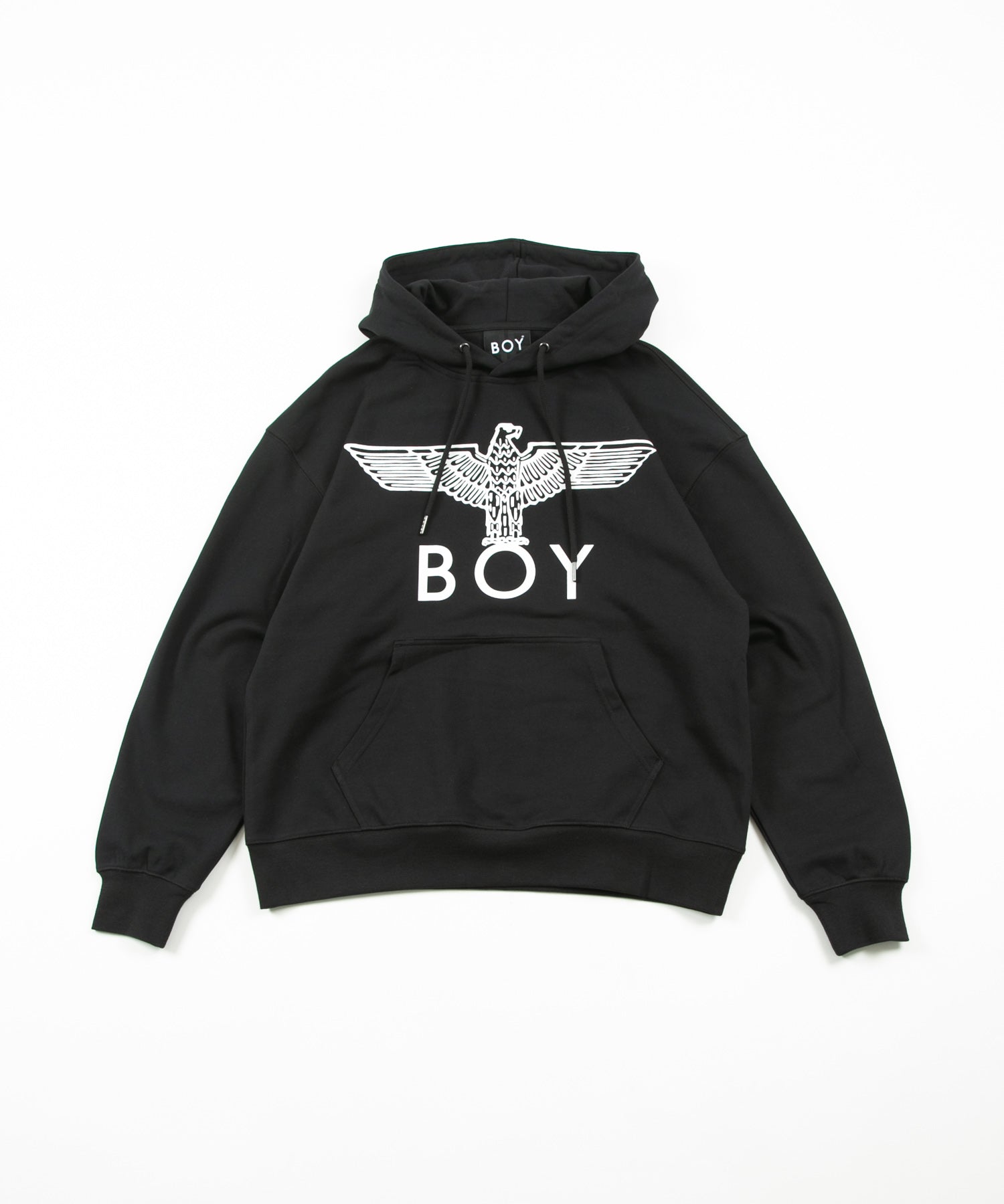 BOY LONDON LOGO PARKA BLACK×WHITE【AFJ-2102-PKB01】