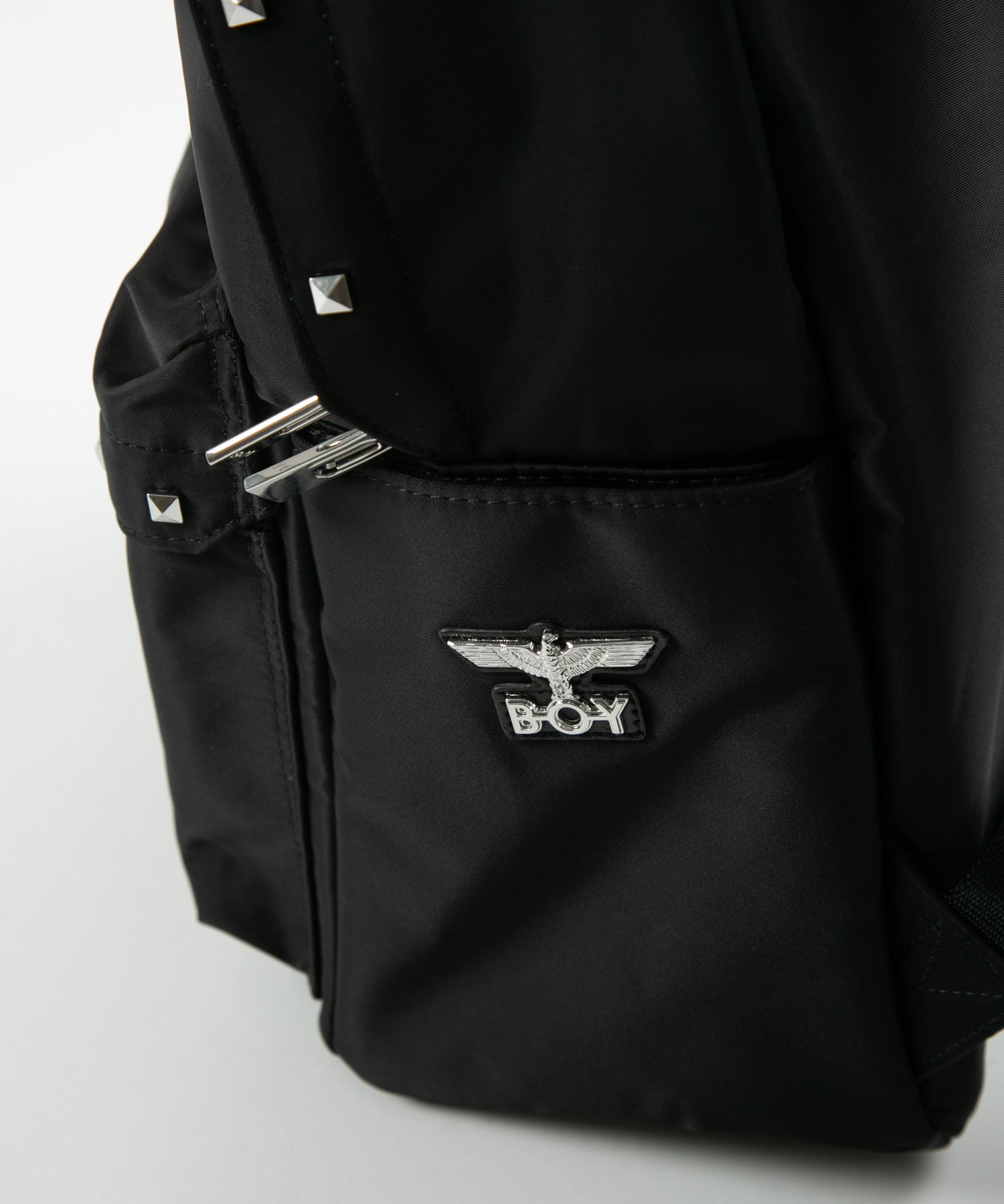 STUDS NYLON BACK PACK BLACK【B231N8500202】