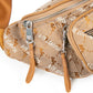 JACQUARD WAIST BAG BROWN【B224N8501208】