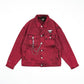 PIGMENT DYE DENIM JACKET RED【B224N5000304】
