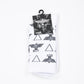 EAGLE&TRIANGLE SOCKS WHITE【B223N8100201】