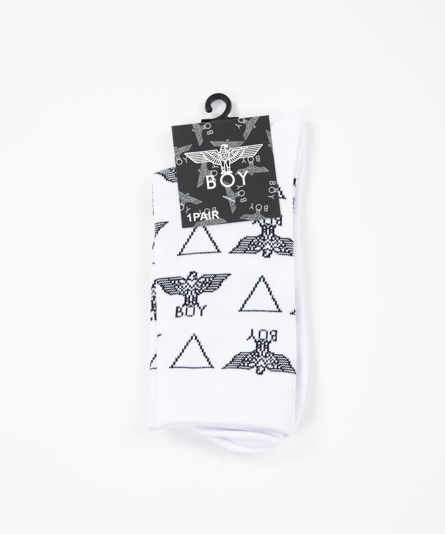 EAGLE&TRIANGLE SOCKS WHITE【B223N8100201】