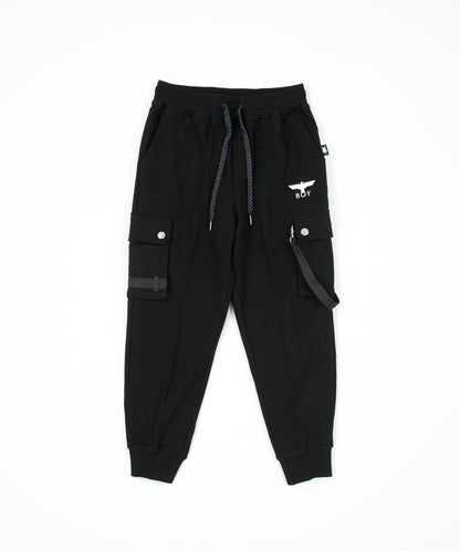 CARGO POCKET JOGGERS BLACK【B223N1500502】