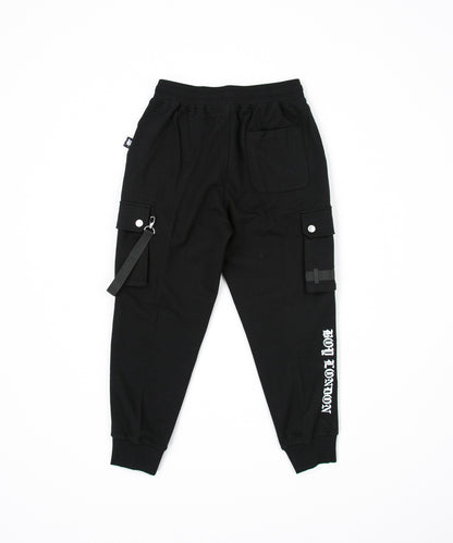 CARGO POCKET JOGGERS BLACK【B223N1500502】