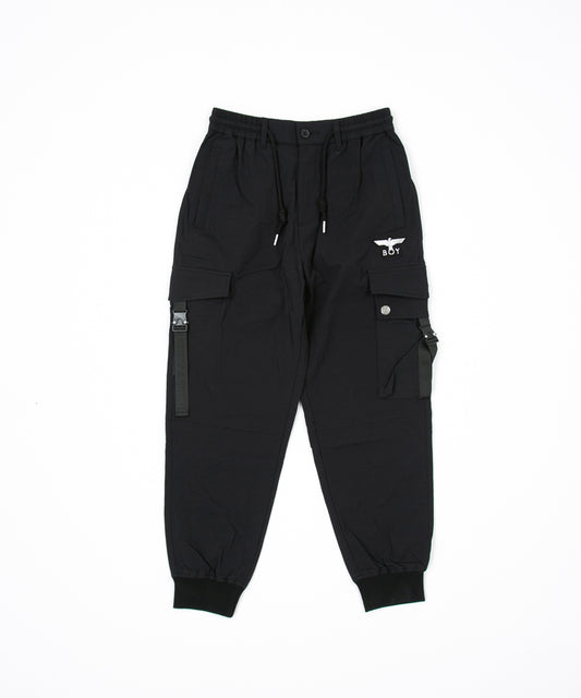 EASY CARGO PANTS BLACK【B223N3401502】