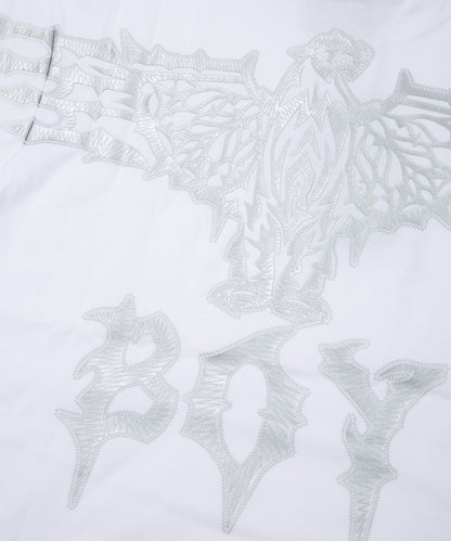 SLASH EAGLE TEE WHITE【B223N0100101】
