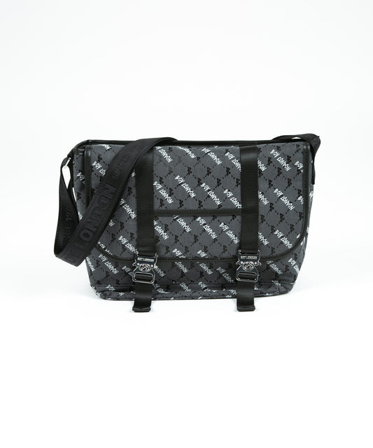 JACQUARD MINI MESSENGER BAG BLACK【B224N8500902】