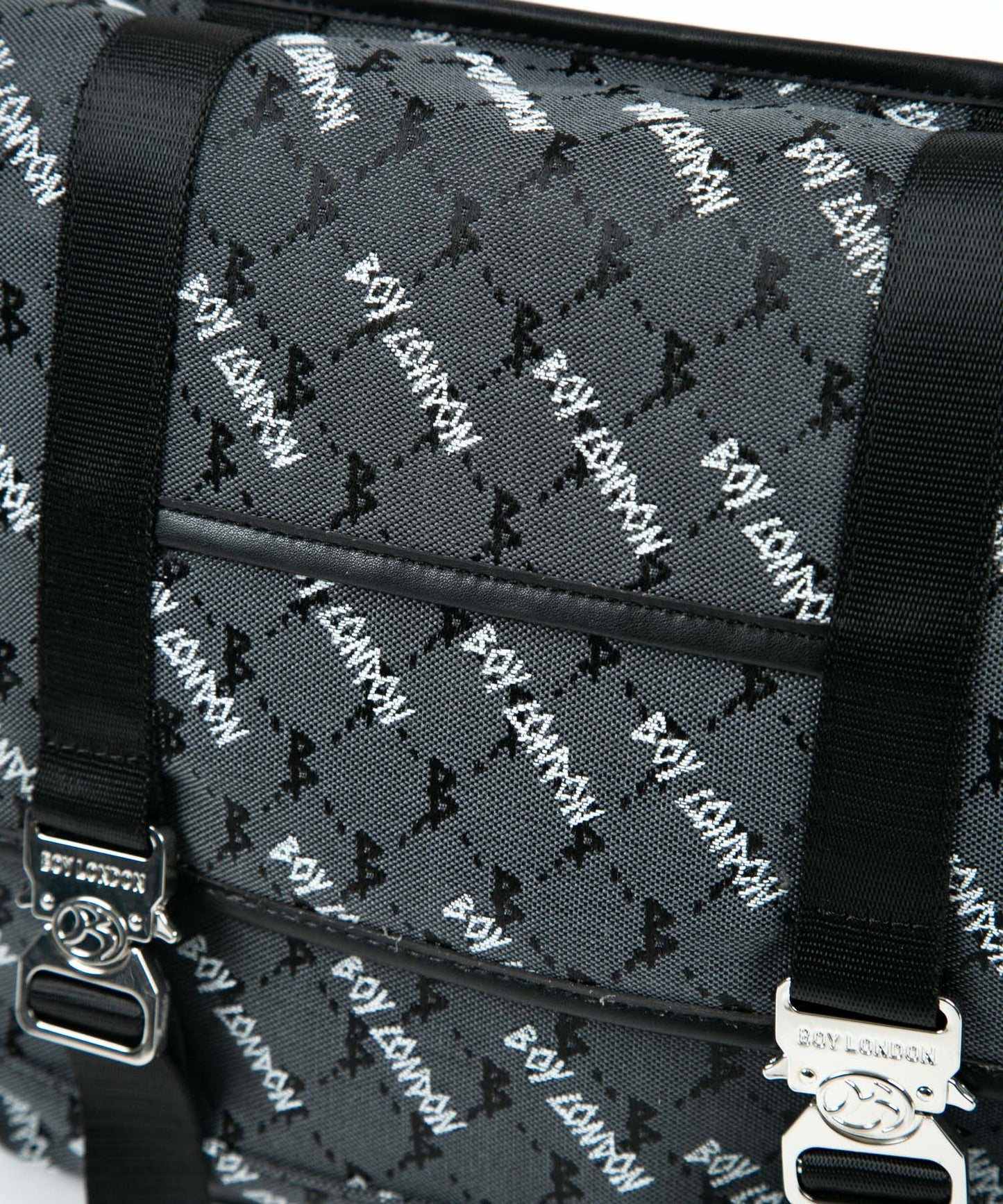 JACQUARD MINI MESSENGER BAG BLACK【B224N8500902】