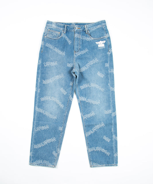 VINTAGE BOY DENIM PANTS BLUE【B224M5500206】